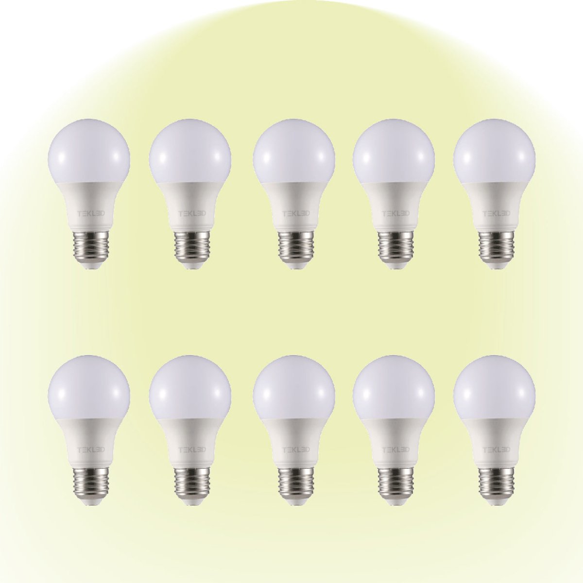 Virgo LED GLS Bulb A60 E27 Edison Screw 4000K Cool White 7 W Pack of 10 527-15646