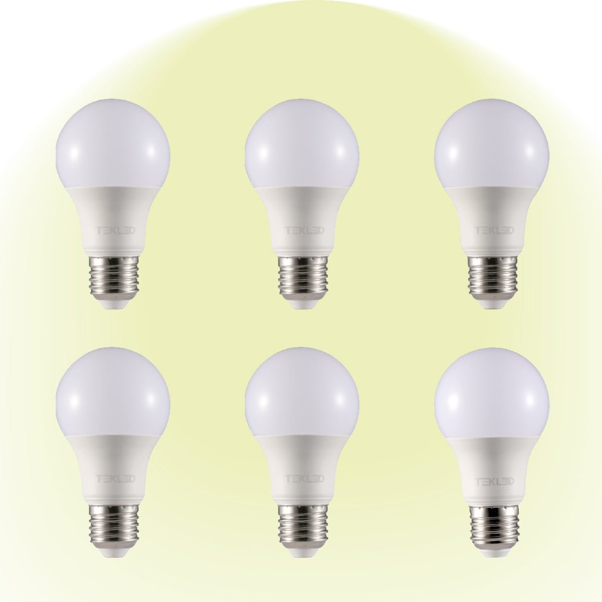 Virgo LED GLS Bulb A60 E27 Edison Screw 4000K Cool White 9 W Pack of 6 527-15660