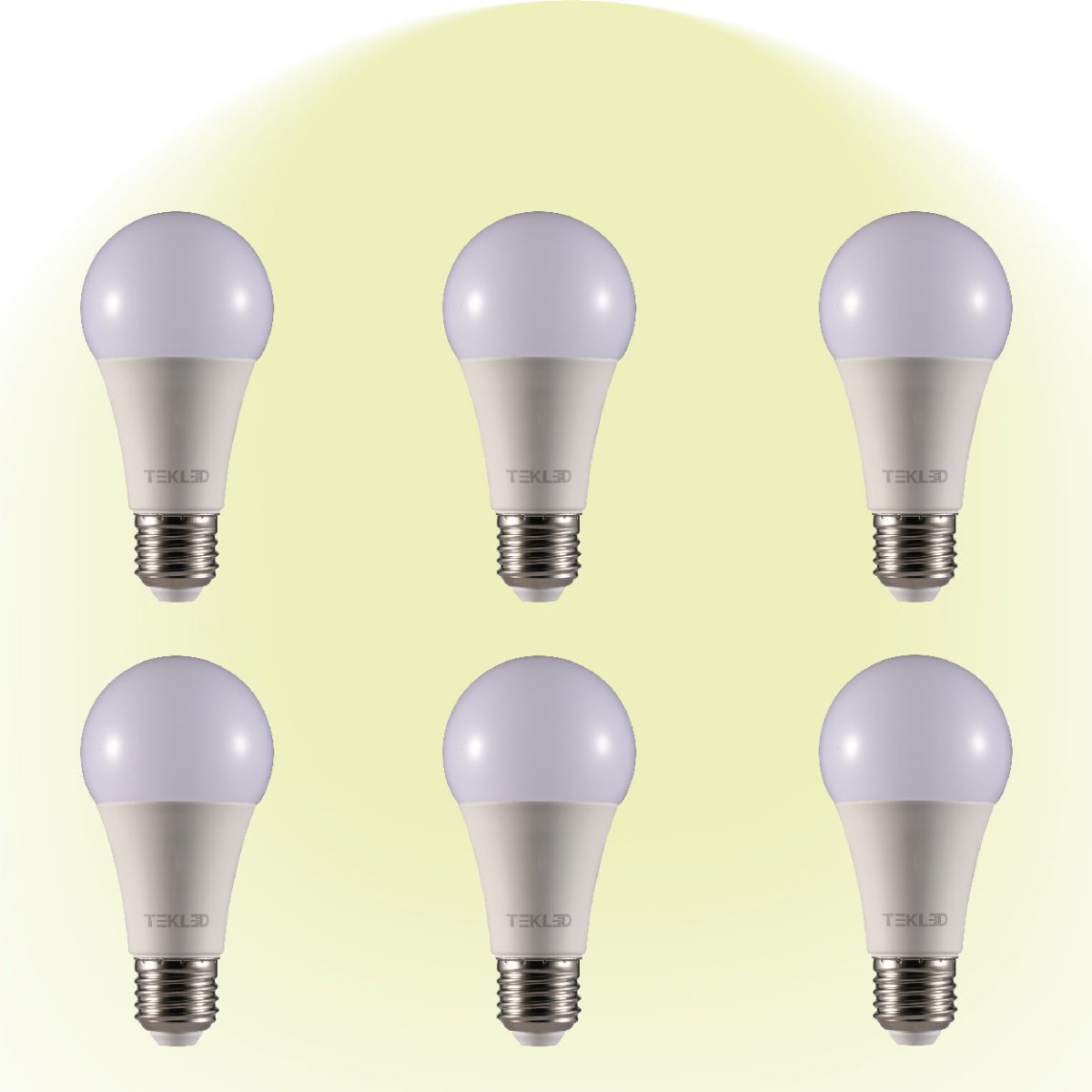 Virgo LED GLS Bulb A60 E27 Edison Screw 4000K Cool White 12 W Pack of 6 527-15676