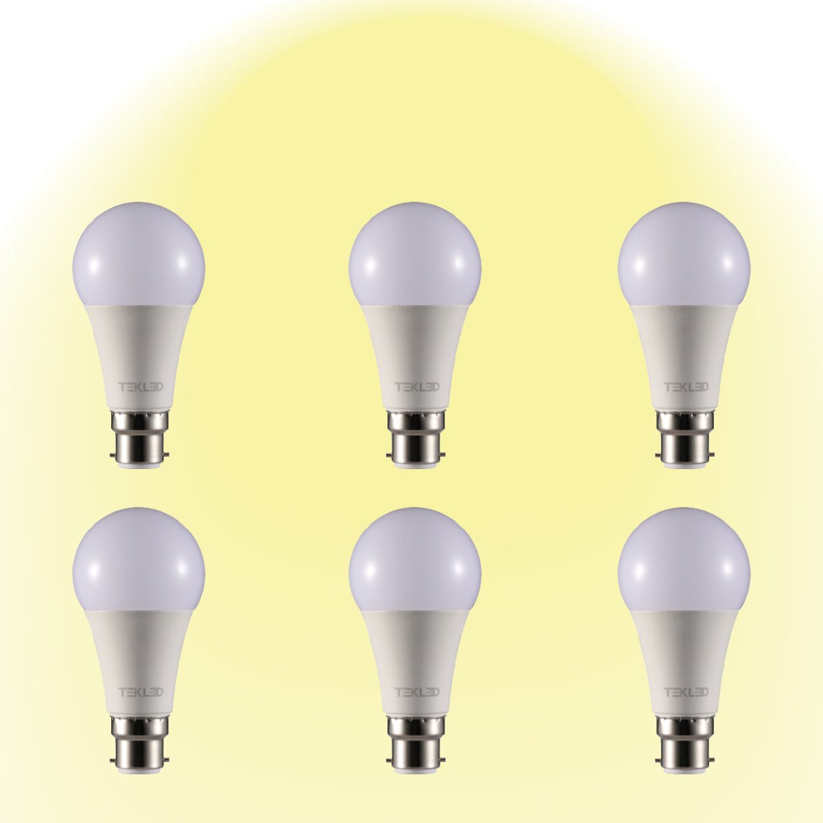 Leo LED GLS Bulb A60 B22 Bayonet Cap 2700K Warm White 12 W Pack of 6 527-15680