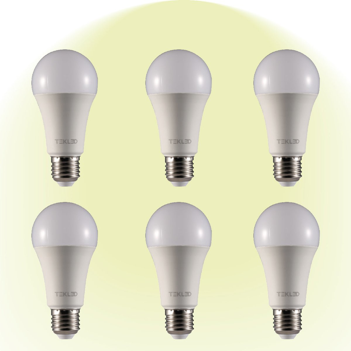 Virgo LED GLS Bulb A60 E27 Edison Screw 4000K Cool White 15 W Pack of 6 527-15692