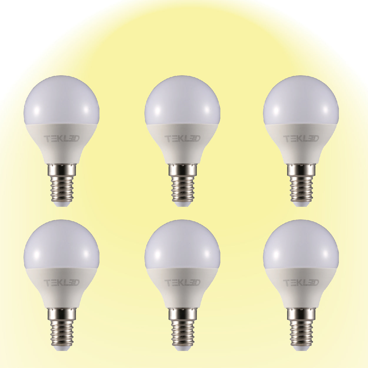 Canes LED Golf Ball Bulb P45 E14 Small Edison Screw 6W 2700K warm white 6 pack