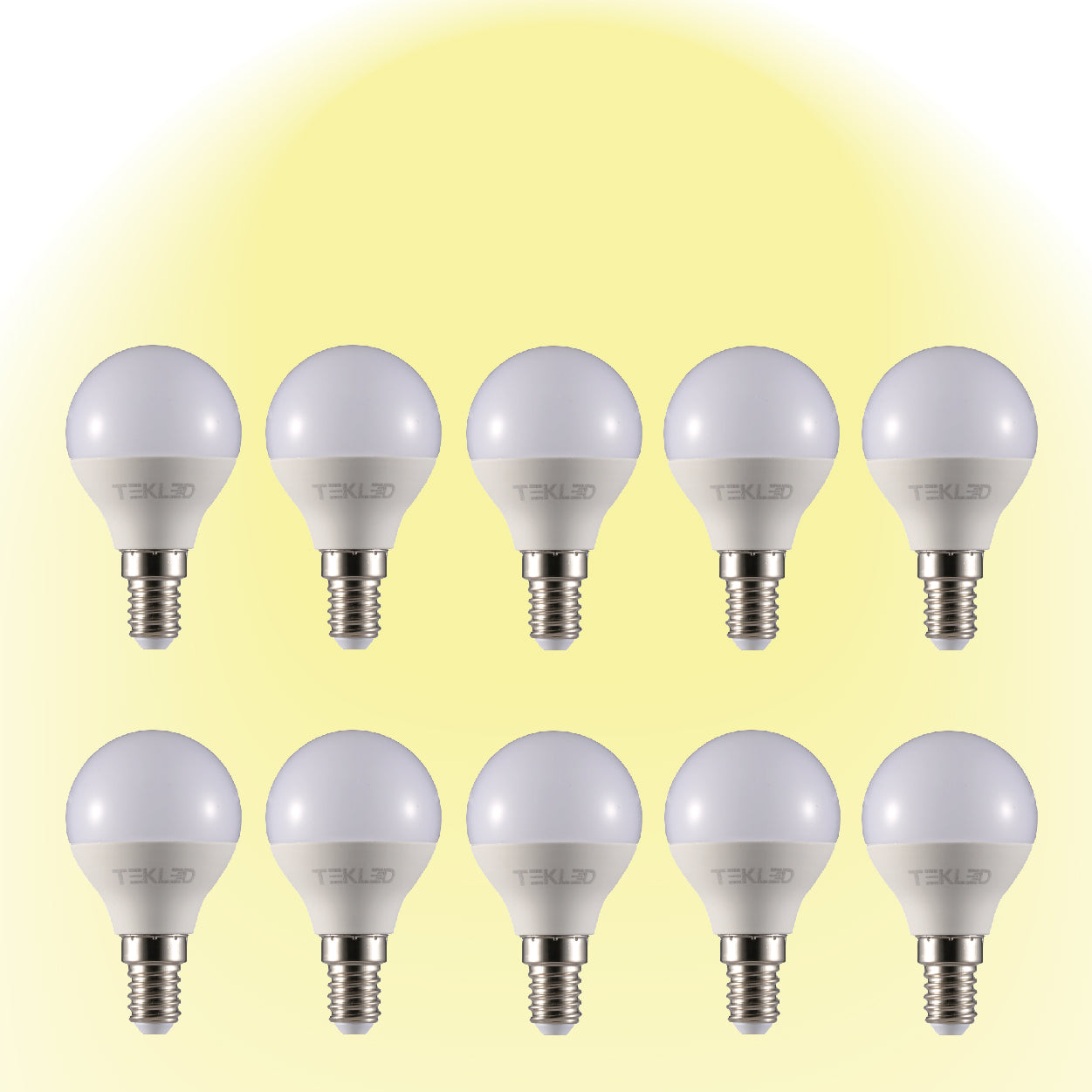 Canes LED Golf Ball Bulb P45 E14 Small Edison Screw 6W 2700K warm white 10 pack