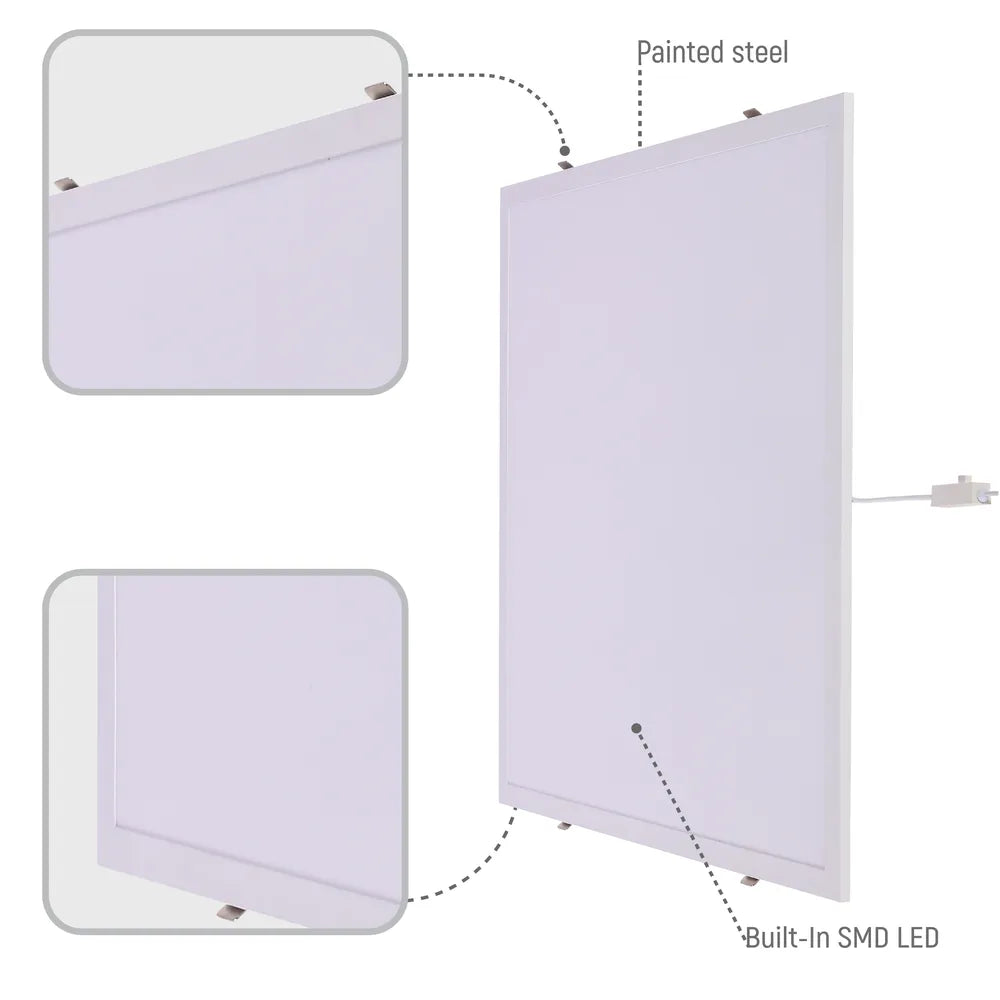 Details of the 600x600 Luminous Switch 3CCT LED Panel Light 2x2ft 40W-165-038406