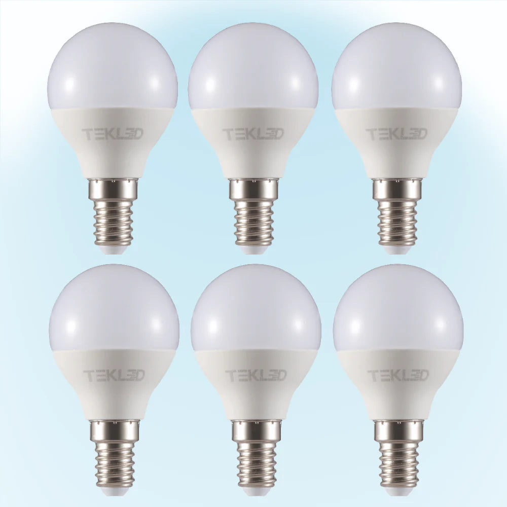 Canes LED Golf Ball Bulb P45 E14 Small Edison Screw 6W - 6500K Cool Daylight / Pack of 6