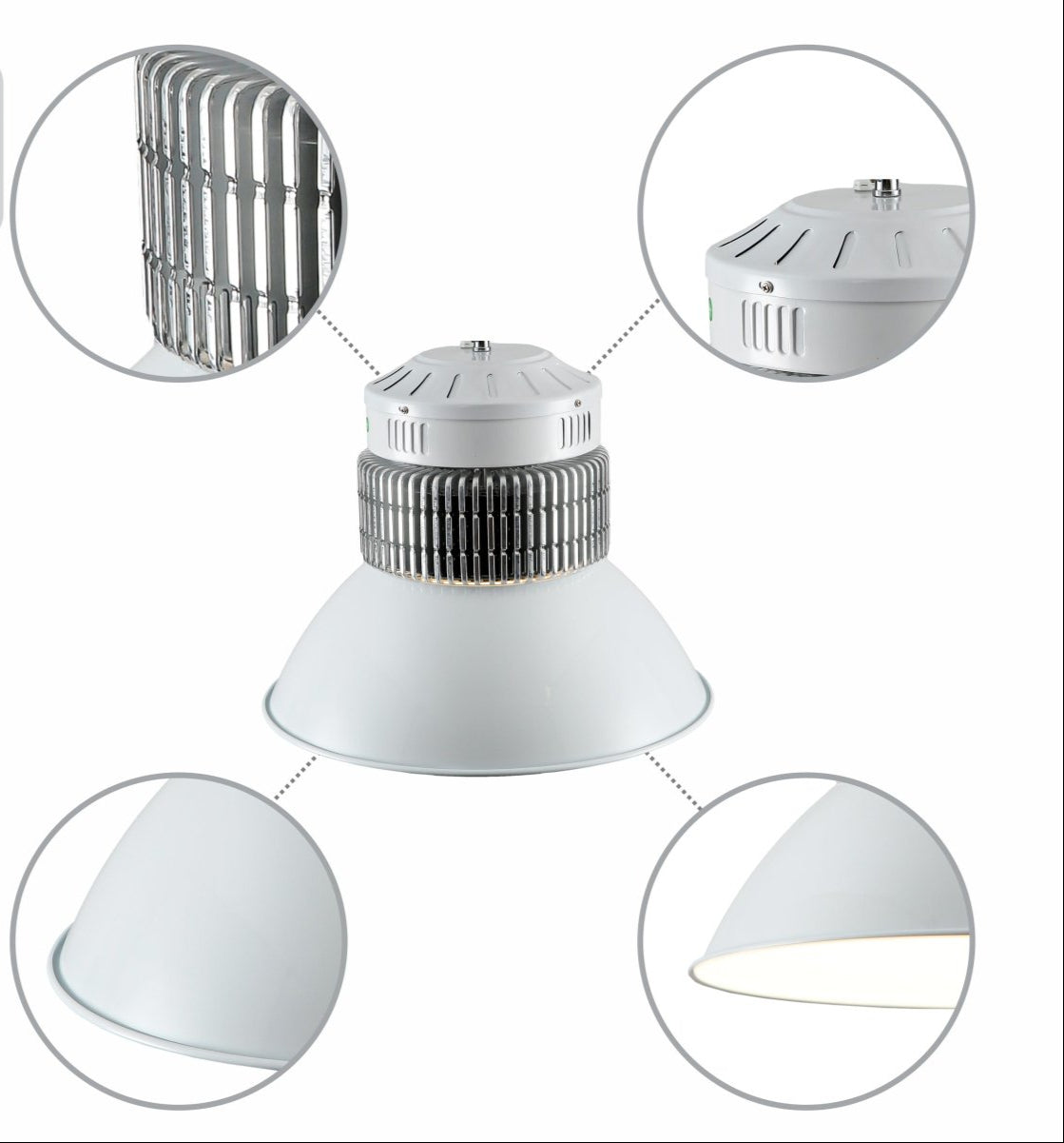 Close up shots of LED Radiator Highbay 200W Cool White 4000K IP20 | TEKLED 230-03568