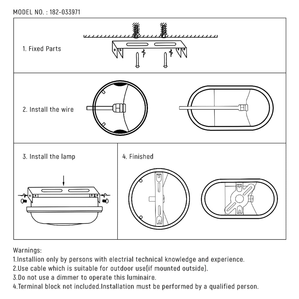 Curved Plastic Modern LED Outdoor Wall Light 15W 16