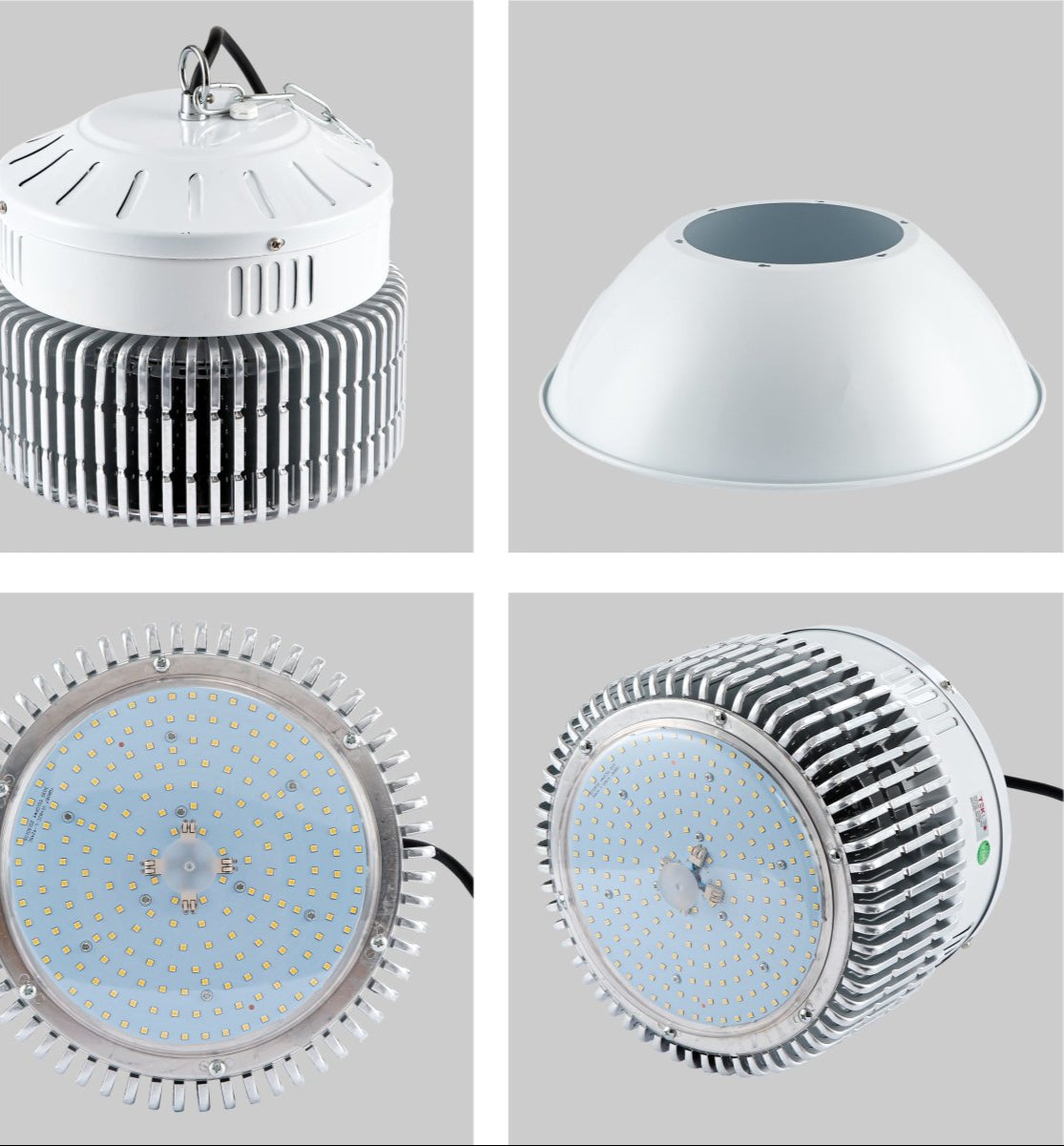 Detailed shots of LED Radiator Highbay 200W Cool White 4000K IP20 | TEKLED 230-03568