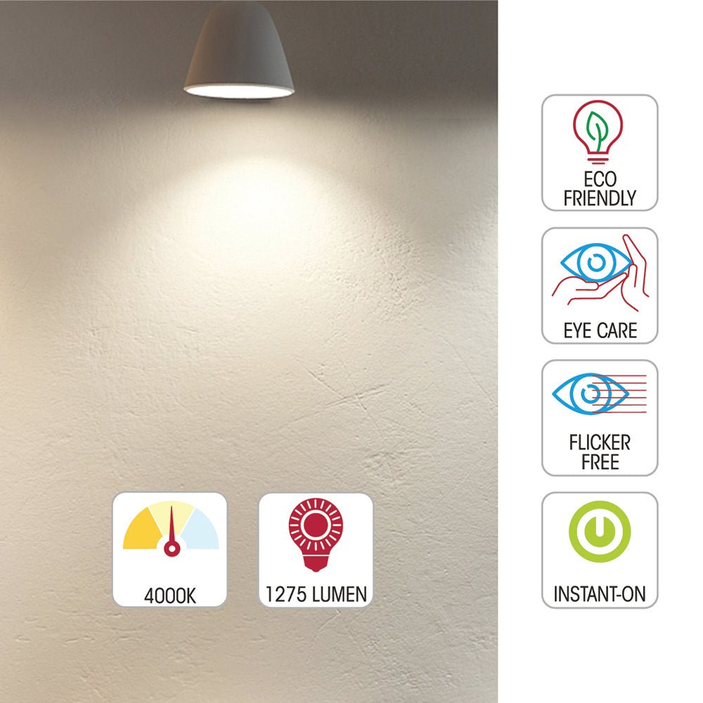 Some of the features of fornax led gls bulb a65 b22 bayonet cap 15w 4000k cool white pack of 6/10 7w 9w 12w