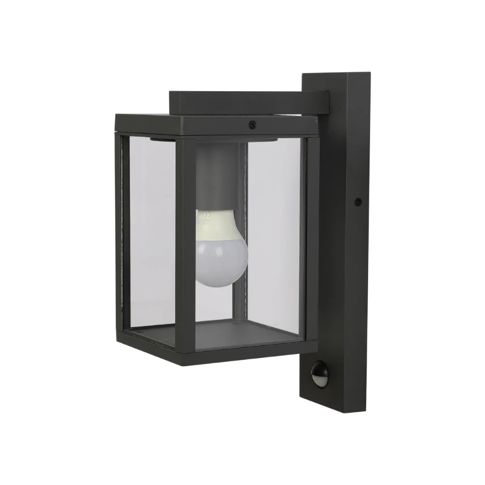 Ferda Outdoor Lantern Wall Light E27 Dark Grey 2