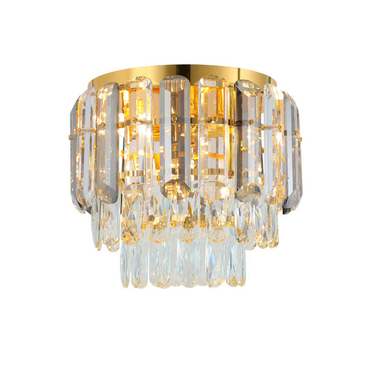 Flush Crystal Ceiling Chandelier Light 1