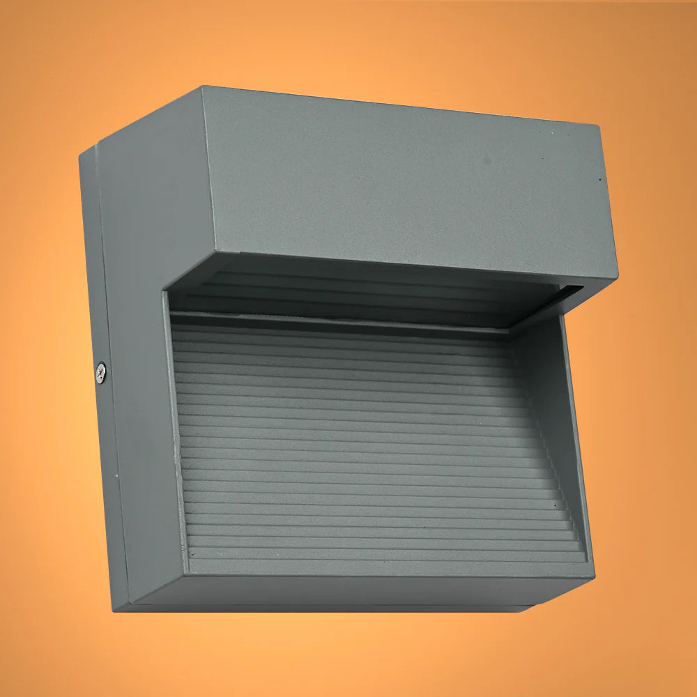 LED Diecast Aluminium Stair and Wall Light 5W IP54 Grey 2