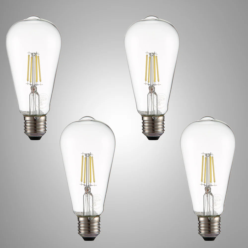 LED Filament ST64 Edison Bulb E27 Edison Screw 30