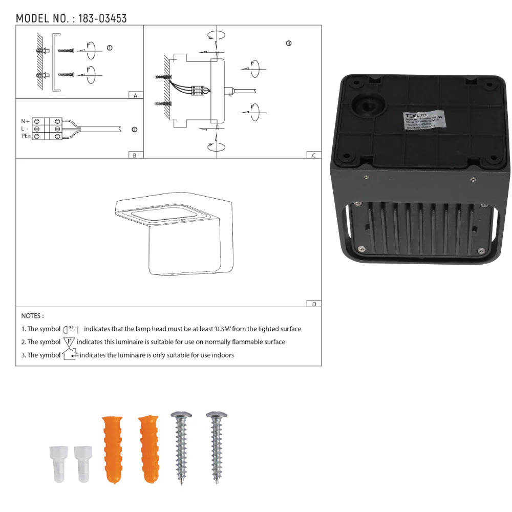 Luminosa LED Outdoor Wall Light 13W 15