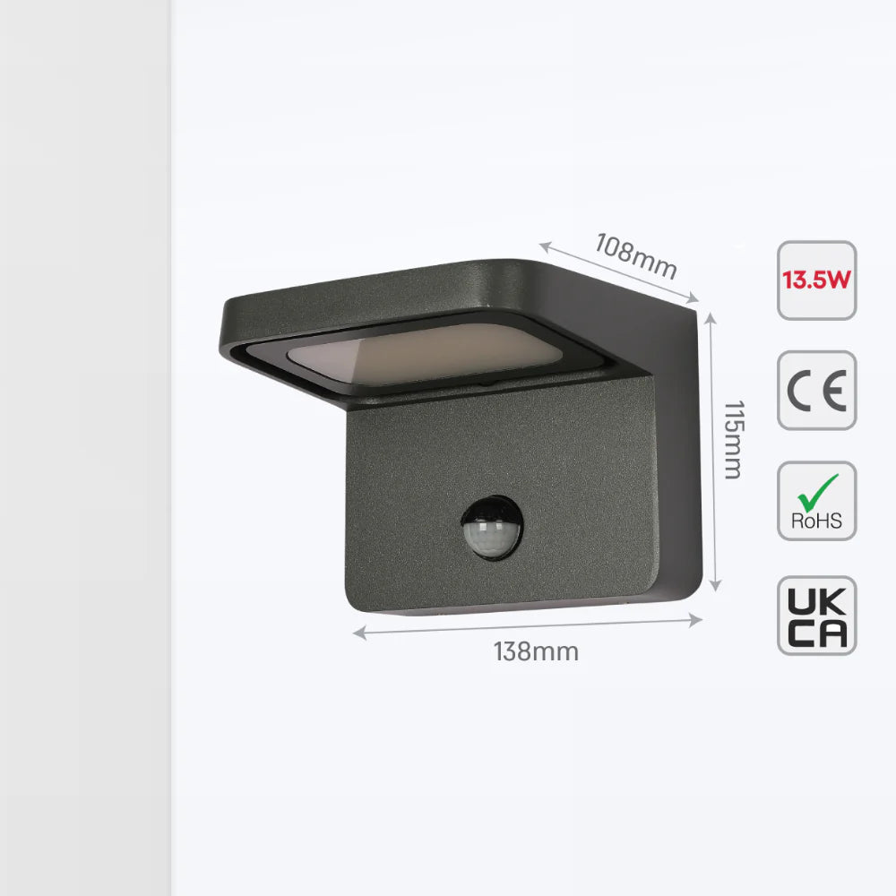 Luminosa LED Outdoor Wall Light 13W 10