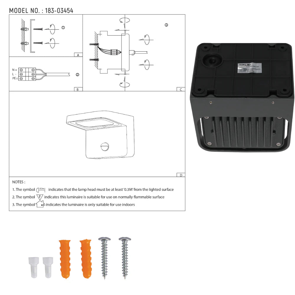 Luminosa LED Outdoor Wall Light 13W 16