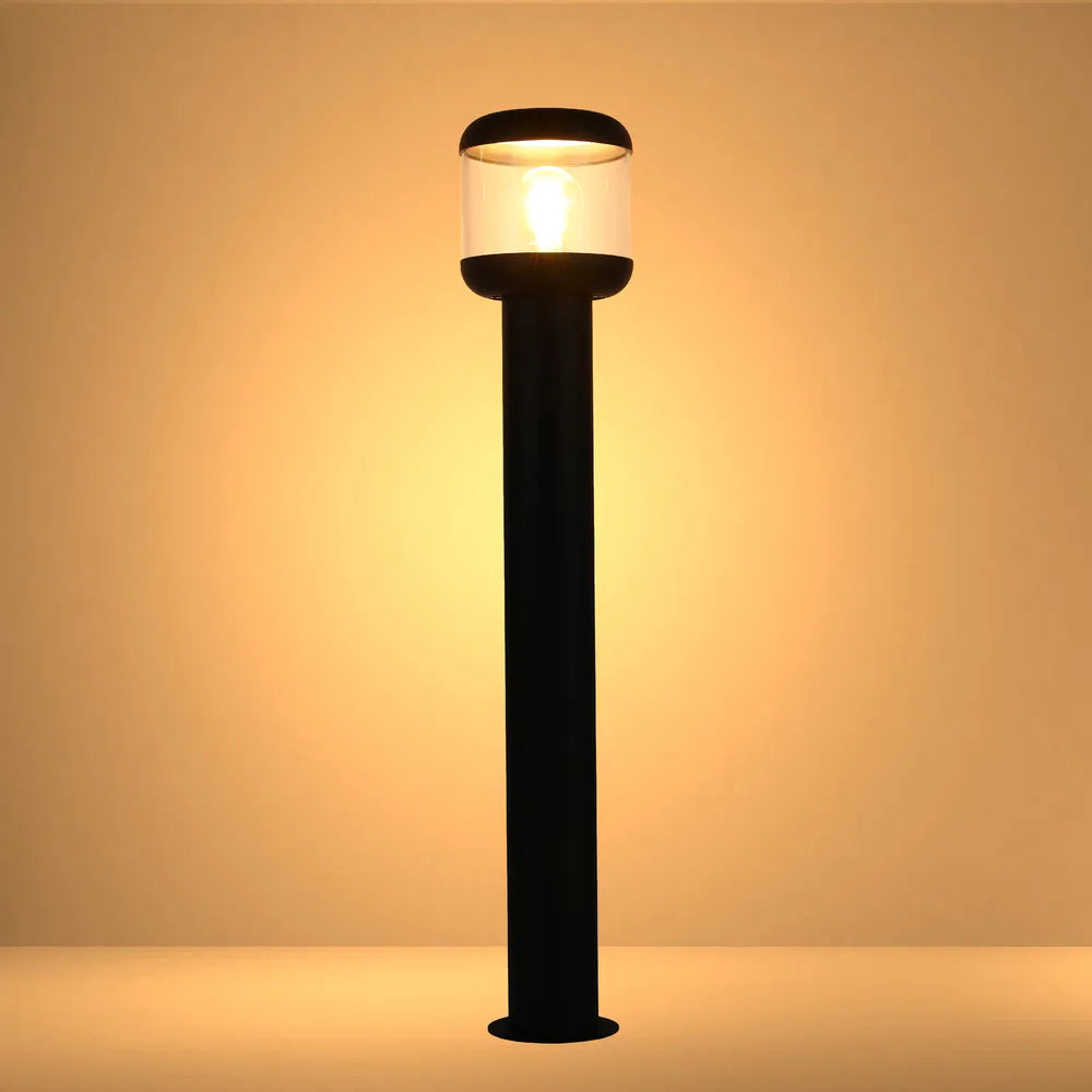 Outdoor Bollard Light TEKLED LunaVista Outdoor Bollard Light Black E27-Default Title-257-03064