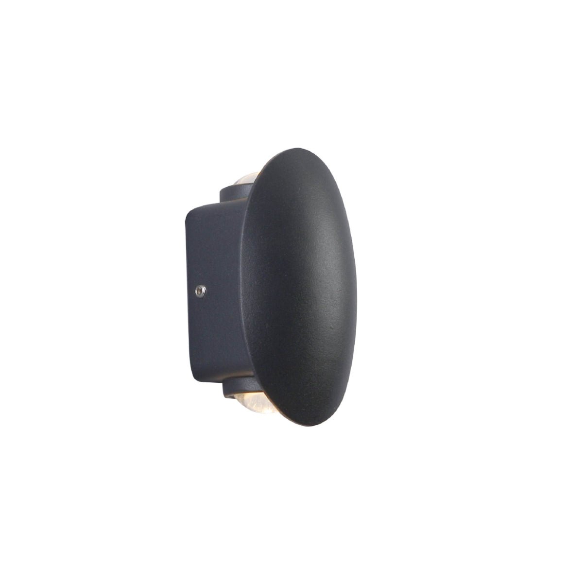 Main image of Black Ellipse Up Down Decorative Outdoor Modern LED Wall Light | TEKLED 182-03372