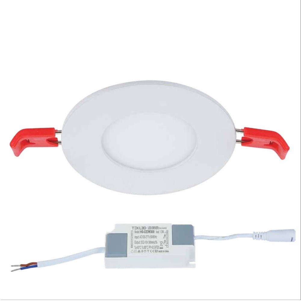 Downlight Led Round Slim Panel Light 3W 5700K Cool Daylight D85Mm's main image.