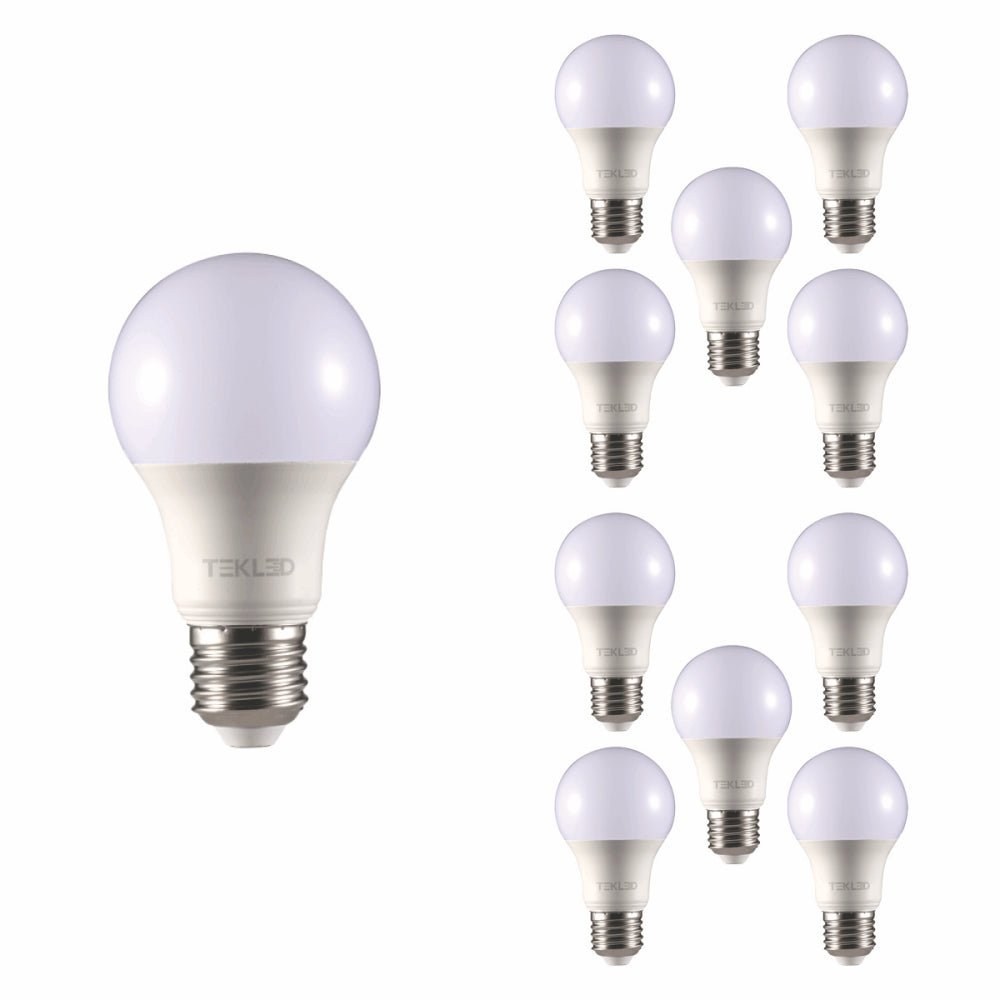 Main image of virgo led gls bulb a60 e27 edison screw 7w 2700k warm white pack of 10