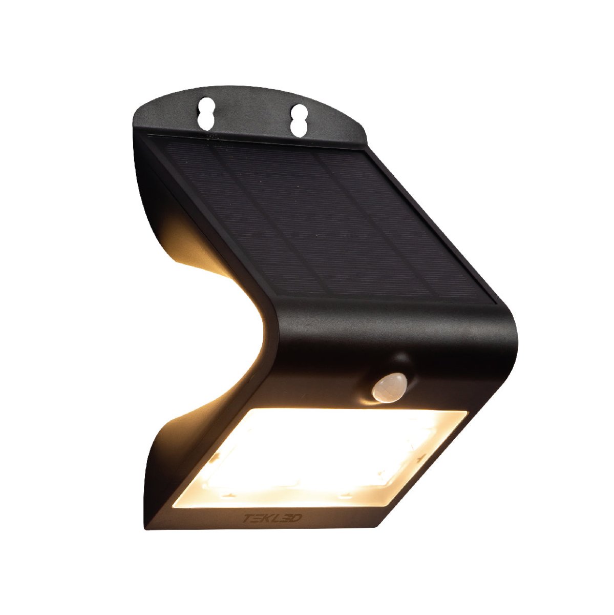 Main image of Solar LED Butterfly Wall Light Warm White 3.2W Black | TEKLED 181-03416