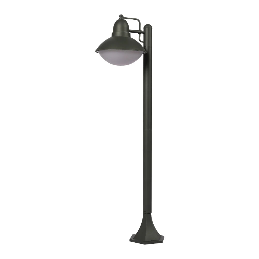 Marcel Outdoor Pathway Bollard Lawn Light E27 Dark Grey 1