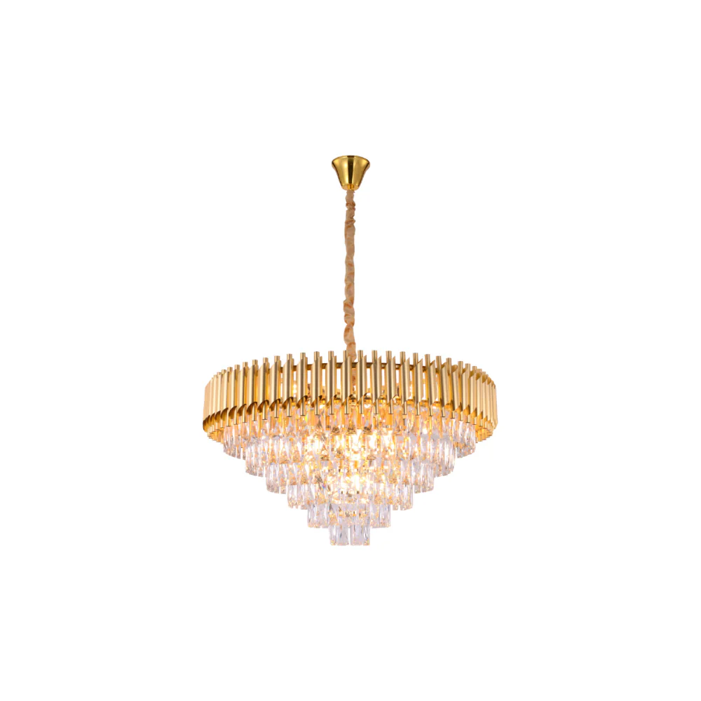 Main image of Orbit Glow Design Tiered Crystal Modern Chandelier Ceiling Light | TEKLED 159-17894