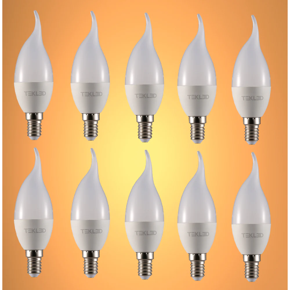 Pisces LED Candle Bulb C37 Tail E14 Small Edison Screw 6W 16