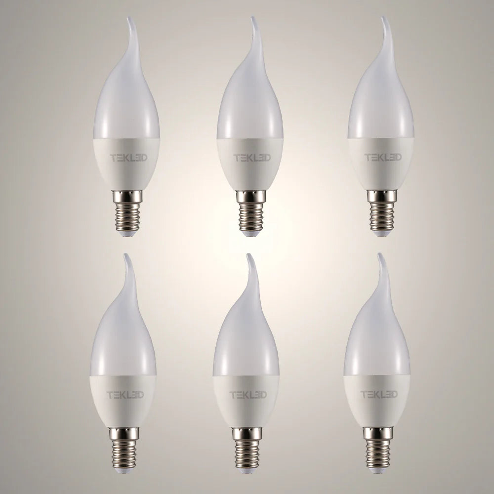 Pisces LED Candle Bulb C37 Tail E14 Small Edison Screw 6W 17