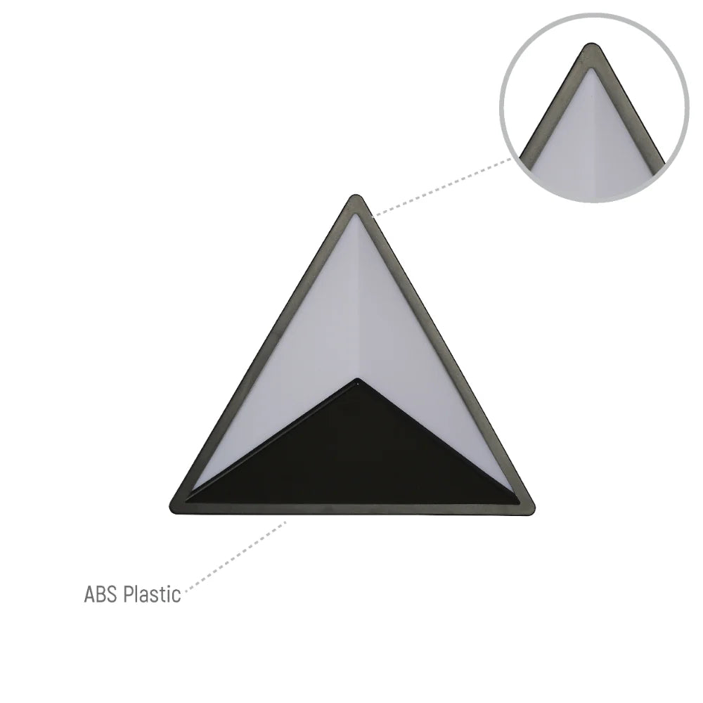 Pyramid Modern Plastic LED Outdoor Wall Light 15W Cool White 6