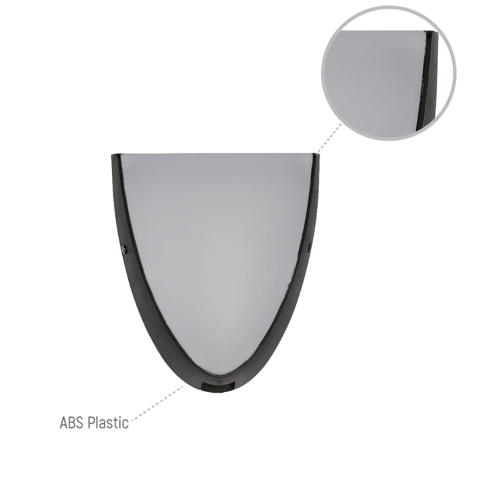 Semi-ellipse Plastic Modern LED Outdoor Wall Light 15W 12