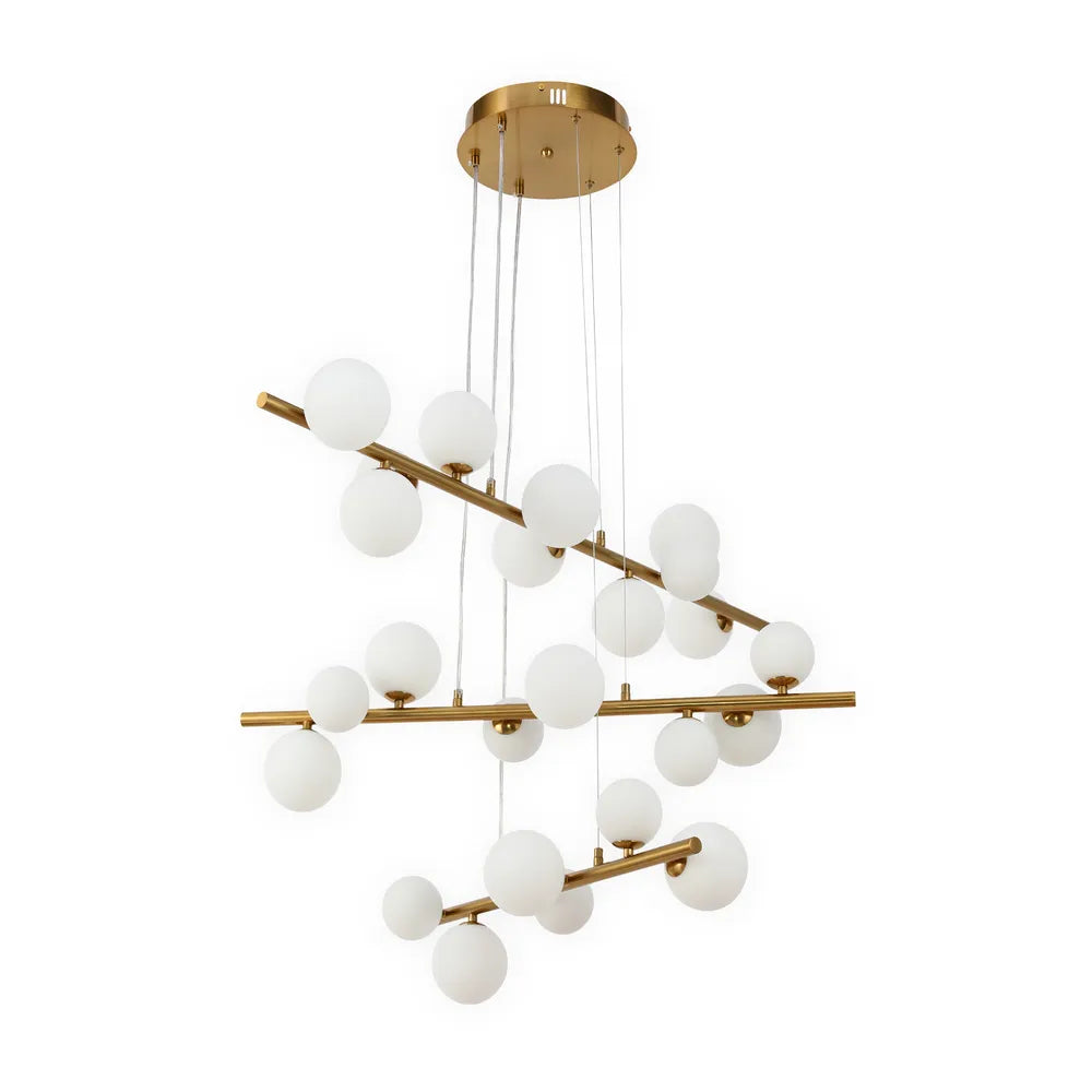 Chandelier TEKLED Skyline Cascade Chandelier-24 Globe-159-18270