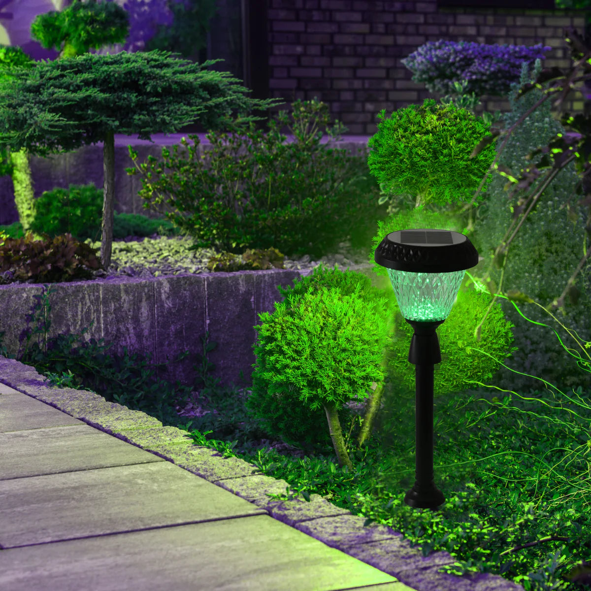 Solar Wall Light, Pier Mount Light, Bollard Light 3 in 1 252-03305 in play