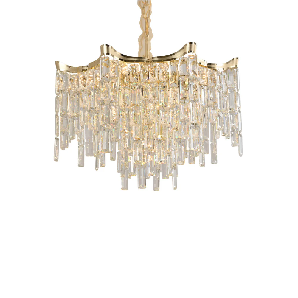 Main image of Star Crystal Chandelier Ceiling Light | TEKLED 159-18085