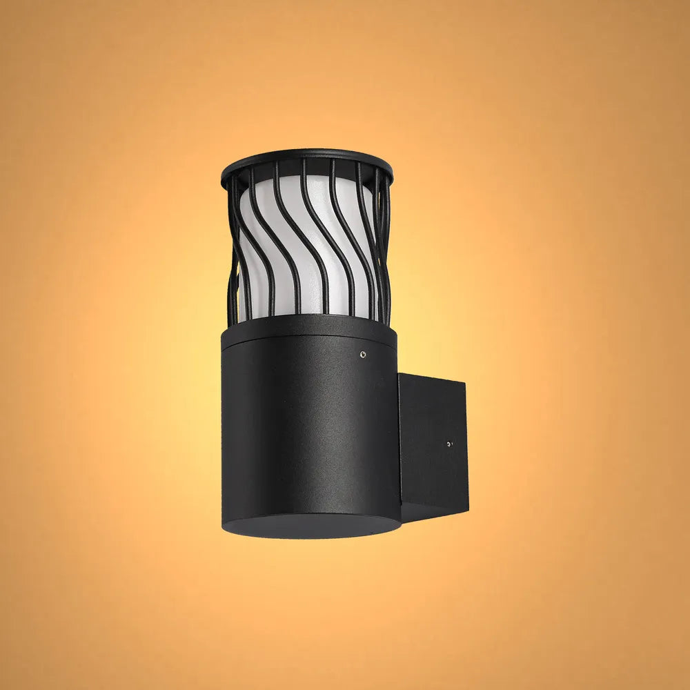 Outdoor Wall Light TEKLED Twilight Wave LED Lantern Wall Light-Default Title-183-03470