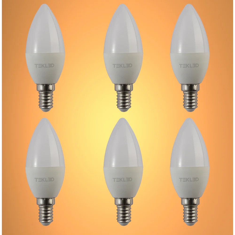 Vela LED Candle Bulb C37 E14 Small Edison Screw 5W 16