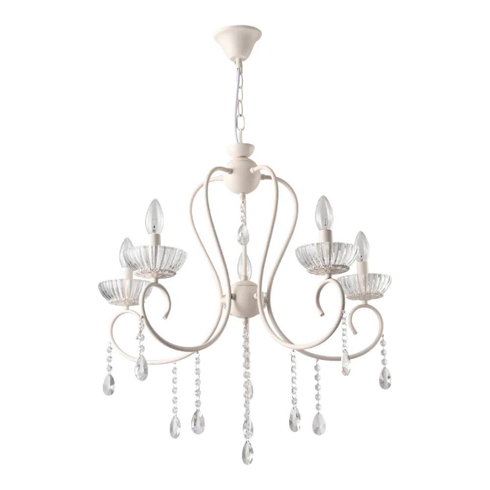 Main image of Versailles Elegance Crystal Swan Chandelier Ceiling Light | TEKLED 159-17969